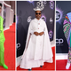 Lil Nas X, left, in Christopher John Rogers; Billy Porter in Thom Browne with a headpiece by Stephen Jones; and Big Freedia in Libertine